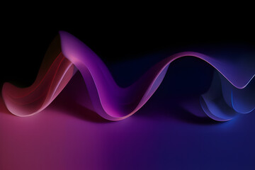 Abstract background with  gradient render waves render texture design element for banner, wallpaper, websites , posters