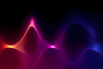Abstract smooth floating waves purple gradient render waves render texture design element for banner, background, wallpaper, websites , posters