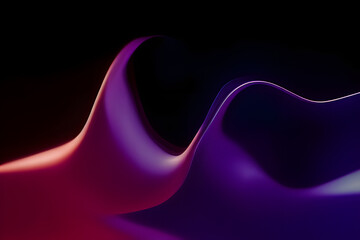 abstract purple background with waves