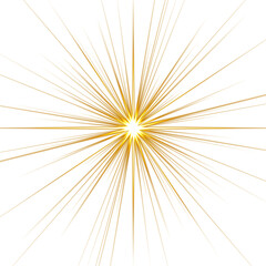 Obraz premium Digitally rendered Light effect rays flash radiance of star or sun white glow shine explosion. 