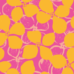 Abstract Floral Seamless Pattern Design