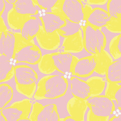 Abstract Floral Seamless Pattern Design