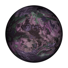 planet earth on a white background	