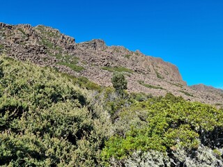 Fototapeta na wymiar Ben Lomond mountain national park in Tasmania on the sunny day