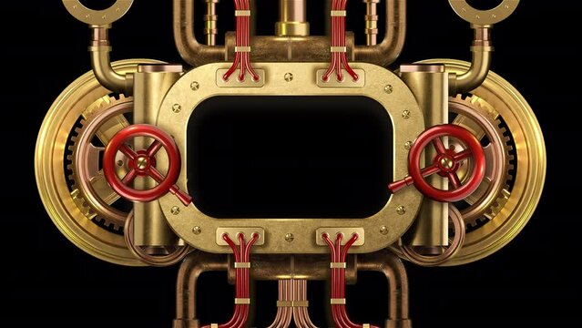 Stylish steampunk monitor