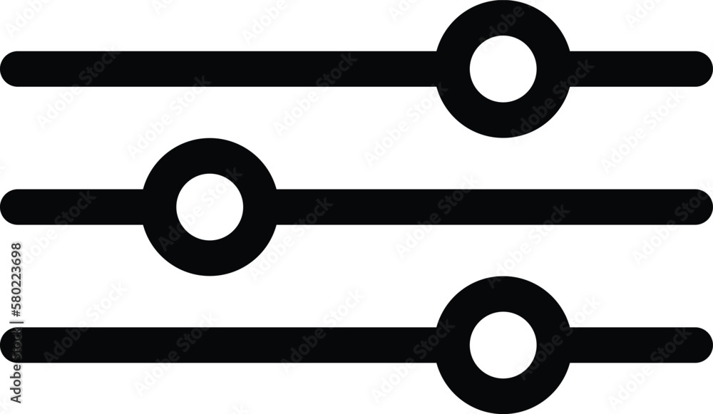 Poster options icon . sorting options icon vector isolated on background for web and mobile applications, w