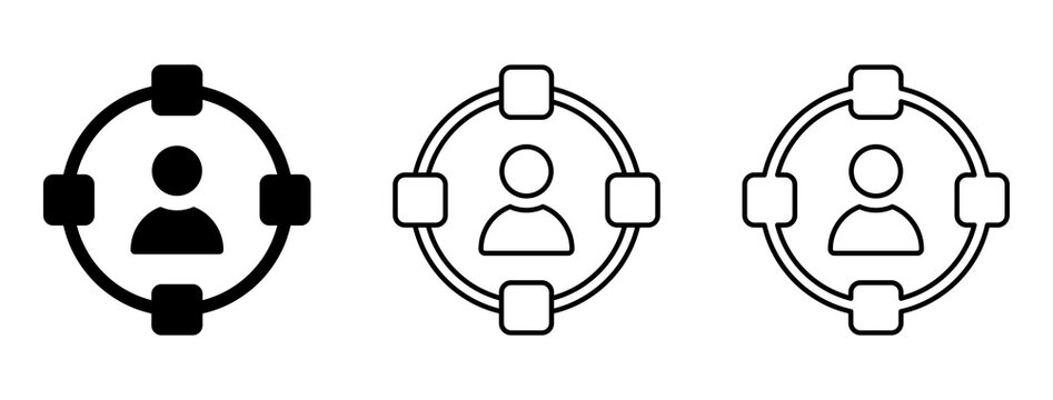 Immersive vector icons collection