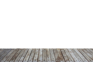 Wood isolated on white background.