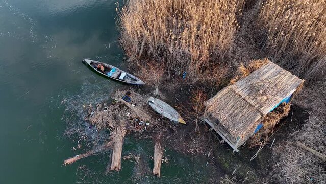 Eber lake and reeds, Afyonkarahisar, Turkey