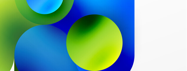 Round shapes and circle geometric abstract background. Vector Illustration For Wallpaper, Banner, Background, Card, Book Illustration, landing page