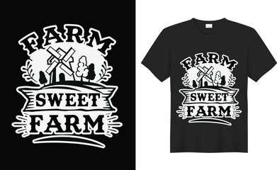farm sweet farm quotes design, kitchen sticker  typography design, cook design, kitchen room t-shirt design.
