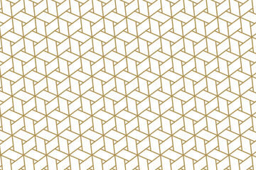 網代麻の葉のシームレスな透過パターン。和柄のイラスト。