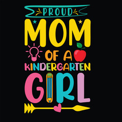 Back to a school t-shirt, Welcome back to school typography t-shirt, Kids t-shirt design 
for print, preschool, kindergarten, back to school vector, the first day