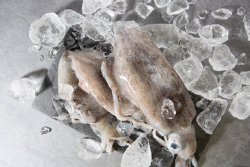 Today's dinner menu is squid