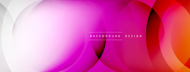 Abstract background - geometric composition created with lights and shadows. Technology or business digital template
