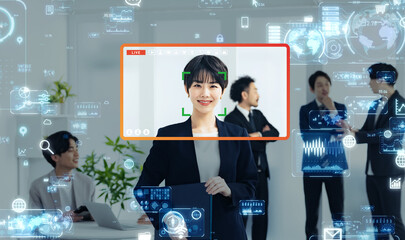 個人認証システム　顔認識
