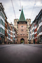 Obraz premium Altstadtaufnahme aus Basel