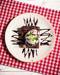  Creative Photo of A Chocolate Cake on a Plate