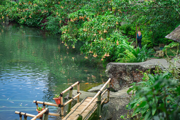 A view of a clean and cool Well.