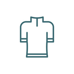 kurta icon. Thin line kurta icon from islamic and ramadan collection. Outline vector isolated on white background. Editable kurtasymbol can be used web and mobile