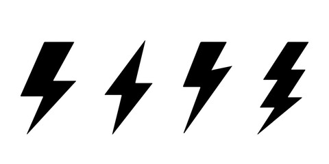 lightning bolt icons