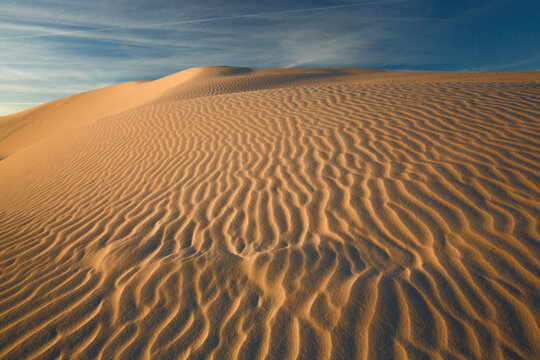 Idyllic view of desert at White Sands National Monument