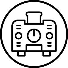 Vector Design Toaster Icon Style