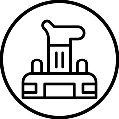 Vector Design Virtual Joystick Icon Style