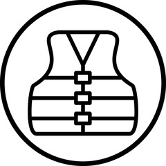 Vector Design Life Jacket Icon Style