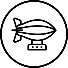 Vector Design Zeppelin Icon Style © designing ocean