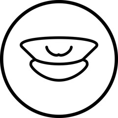 Vector Design Pilot Hat Icon Style