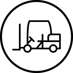 Vector Design Forklift Icon Style
