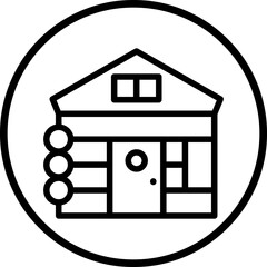 Vector Design Cottage Icon Style