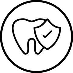 Vector Design Tooth Protection Icon Style