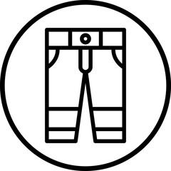 Vector Design Firefighter Pants Icon Style