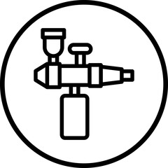 Vector Design Airbrush Icon Style