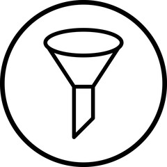 Vector Design Funnel Icon Style