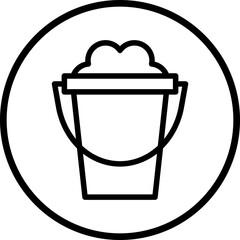 Vector Design Sand Bucket Icon Style
