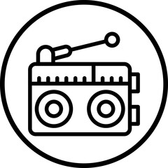 Vector Design Radio Icon Style