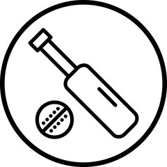 Vector Design Cricket Icon Style