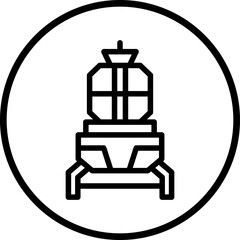 Vector Design Lander Icon Style