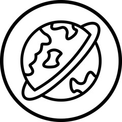 Vector Design Uranus Icon Style