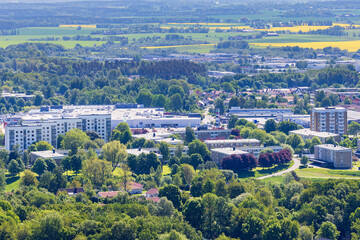 View of a residential area in Sweden