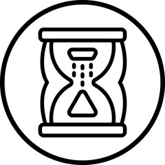 Vector Design Hourglass Icon Style