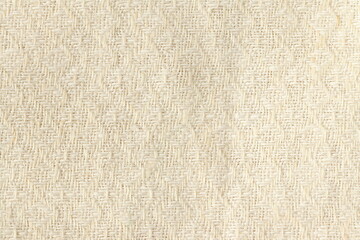 Fototapeta na wymiar Texture of old fabric. Fabric of an old towel.