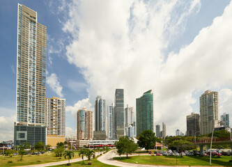 Fototapeta premium Panama City, Republic of Panama, Central America.