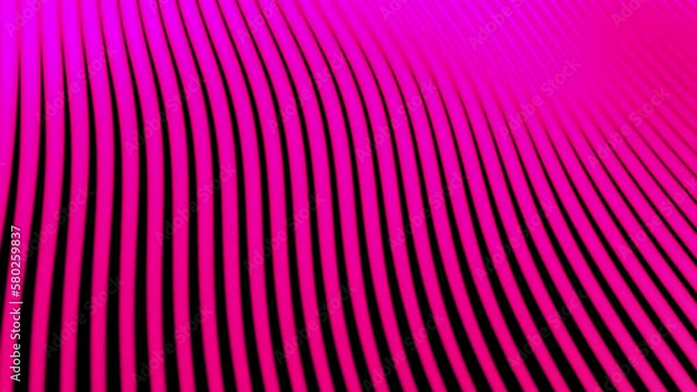 Poster wavy striped background purple vivid colors. ultraviolet light on purple stripe of a curve wave. abs
