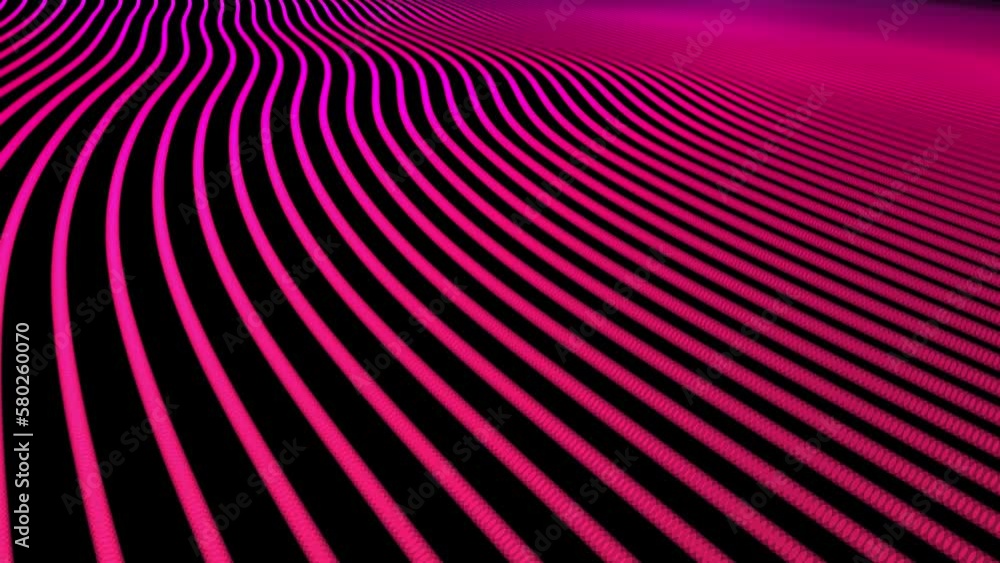Poster wavy striped background purple vivid colors. ultraviolet light on purple stripe of a curve wave. abs