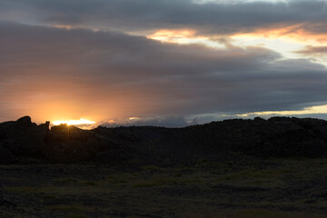 Landscape near Hella near the volcano Hekla