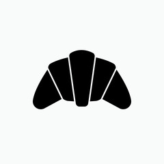 Croissant Icon. Pastry Symbol - Vector